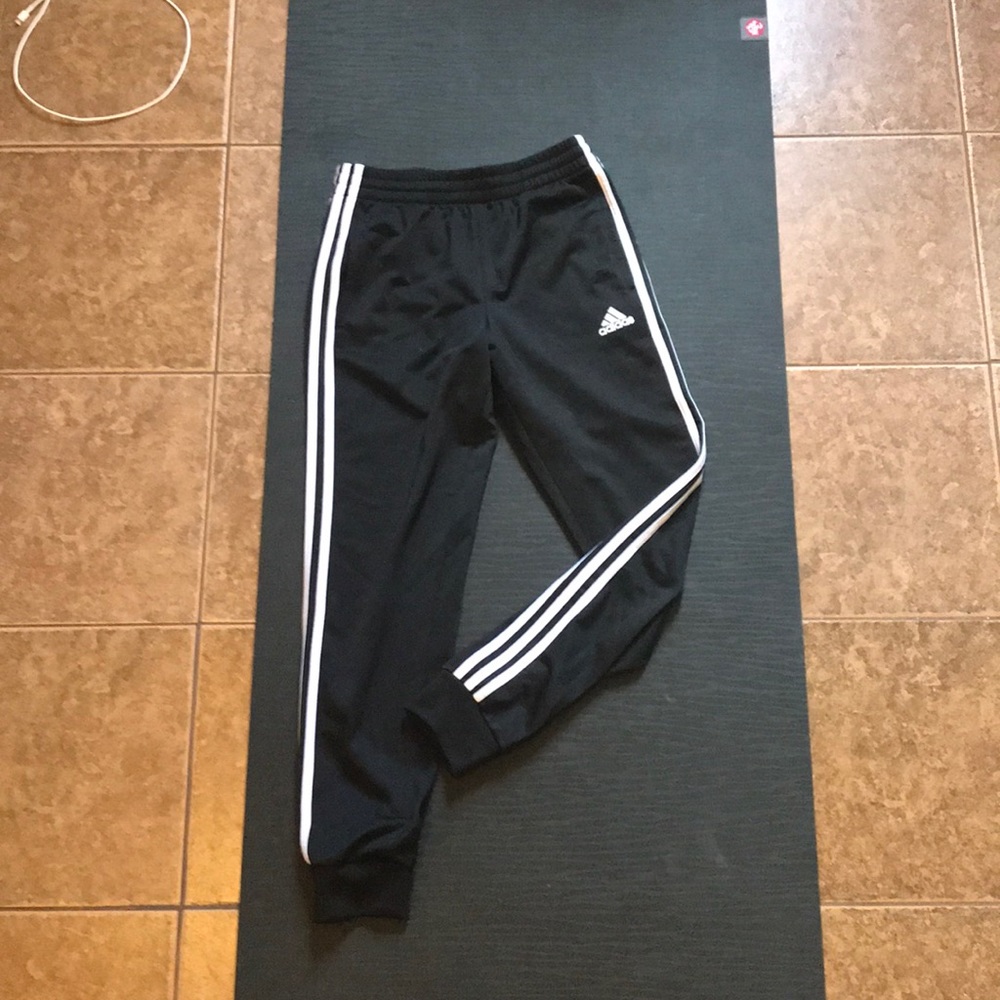 Adidas three stripes sweatpants